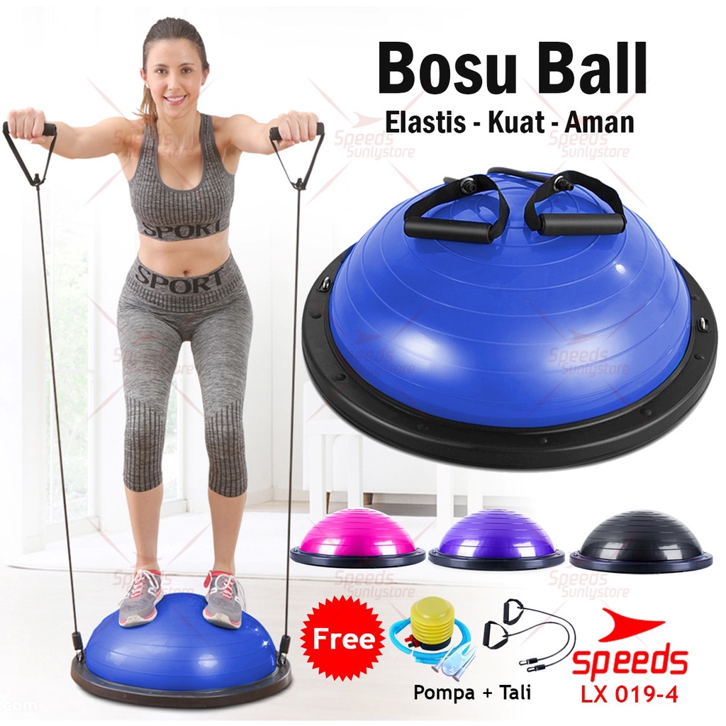 Speeds Balance Ball Bosu Ball Fitness Sports Equipment Yoga Ball Gymball Balance Step 019 4 Shopee Malaysia