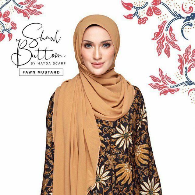 Shawl button sale hayda scarf