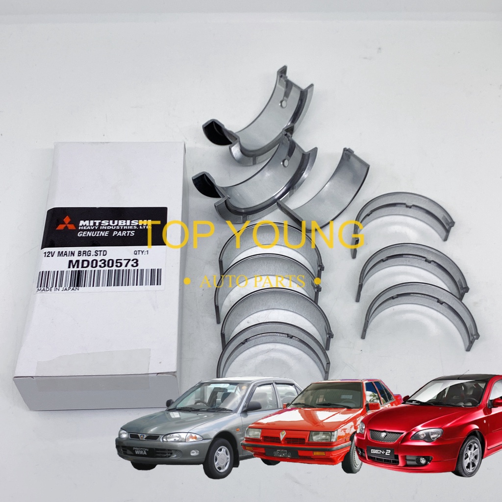 ORIGINAL MAIN BEARING STANDARD SAGA 12V, ISWARA, WAJA, WIRA 1.3/1.5