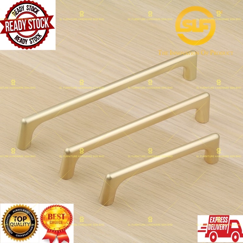 SLF Gold Brass Nickel zinc alloy Handles American style Kitchen