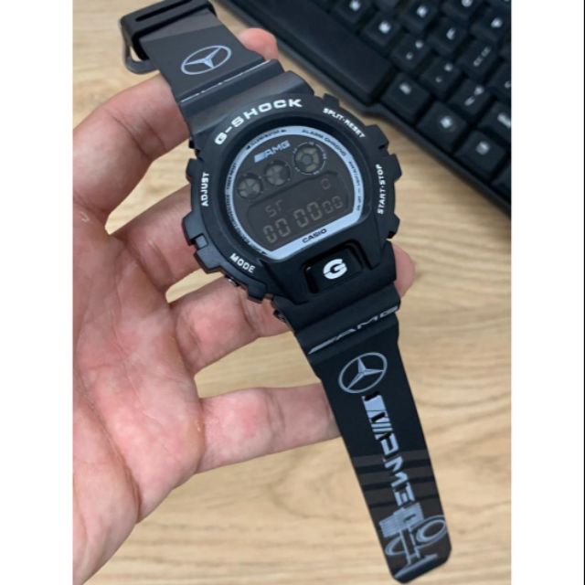 READYSTOCK GSHOCK DW6900 CUSTOM AMG MERCEDES MENS DIGITAL