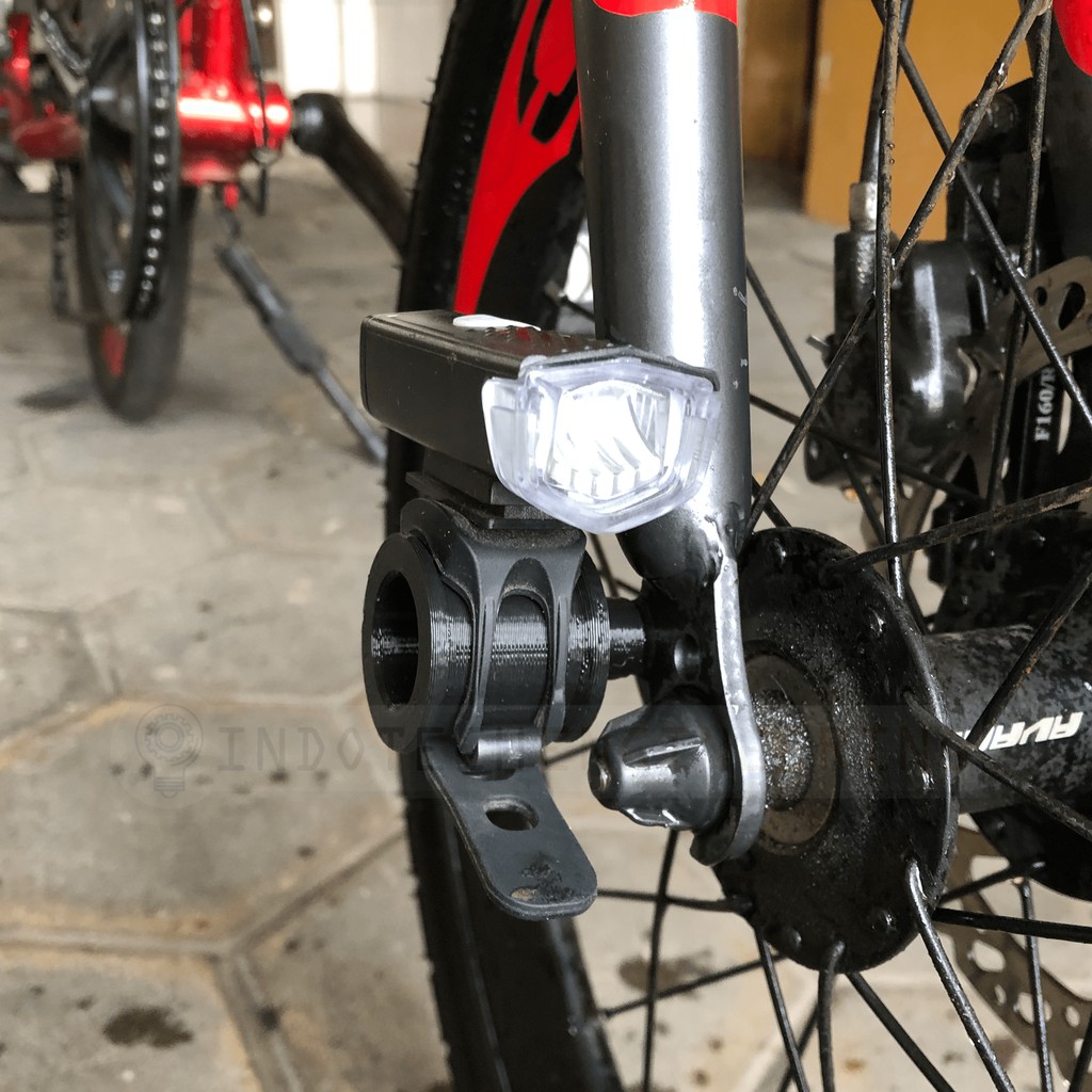 Quick Release Bicycle Light Fork Mount Bracket Shopee Malaysia