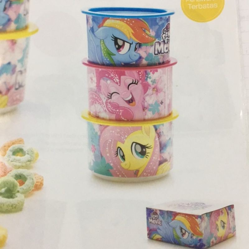 Tupperware my little pony canister (3) 685ml | Shopee Malaysia