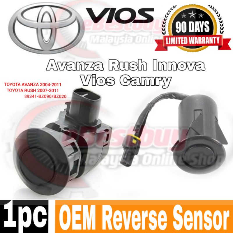 1pc Toyota OEM Reverse Sensor Replacement Part plug n play Avanza Rush ...