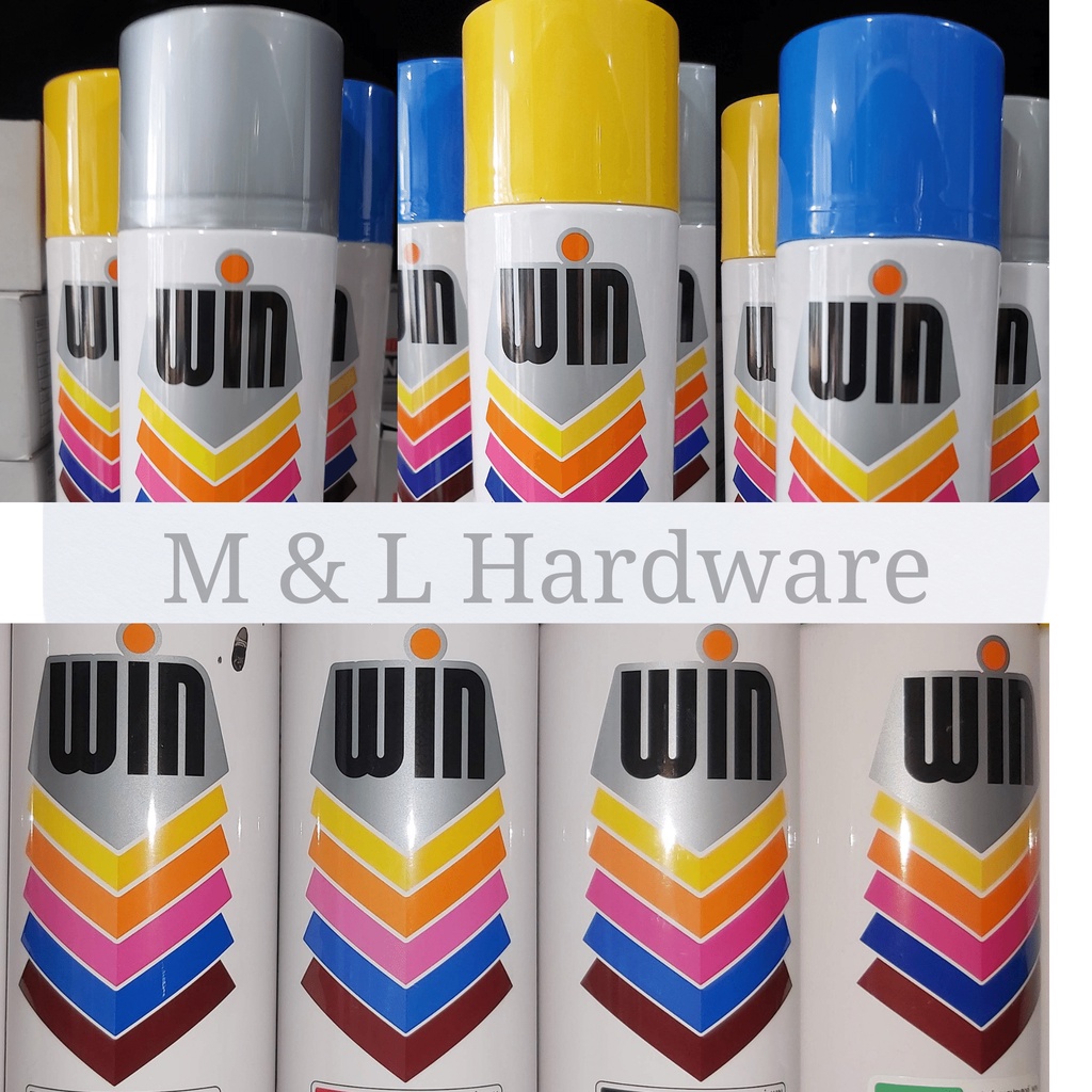 TOA WiN Aerosol Acrylic Lacquer Spray Paint Cat Semburan Tin | Shopee ...