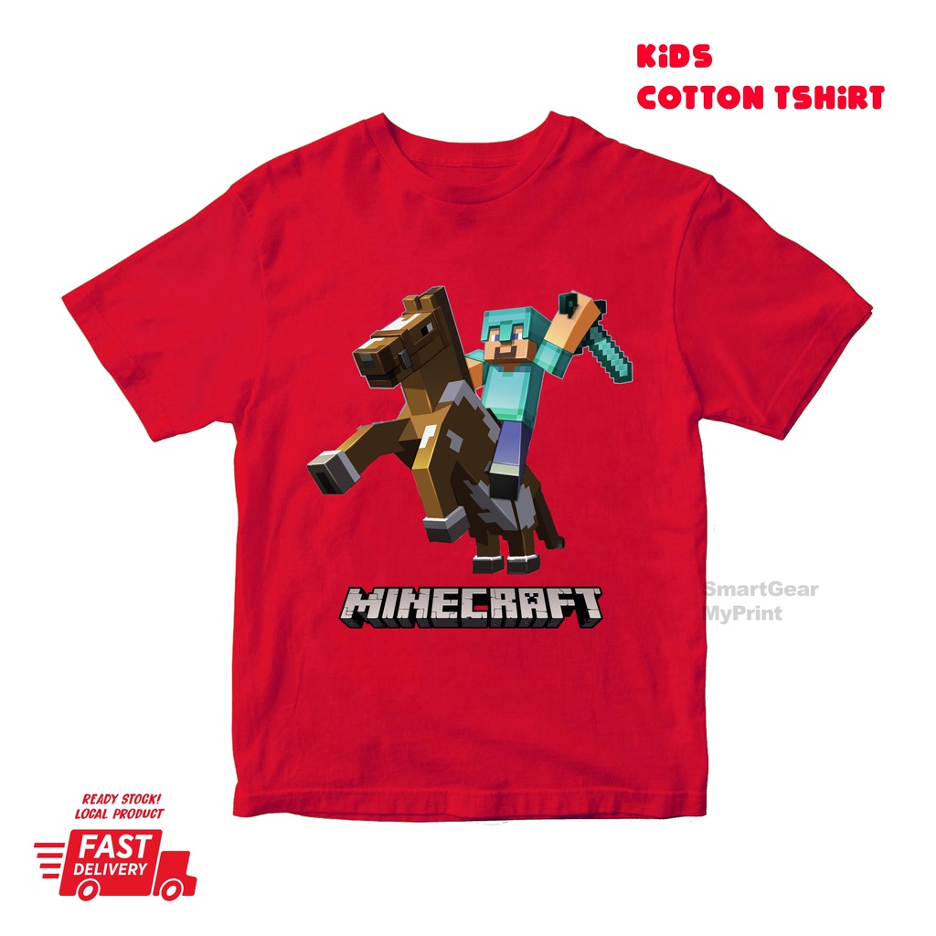 Minecraft t shirt malaysia sale