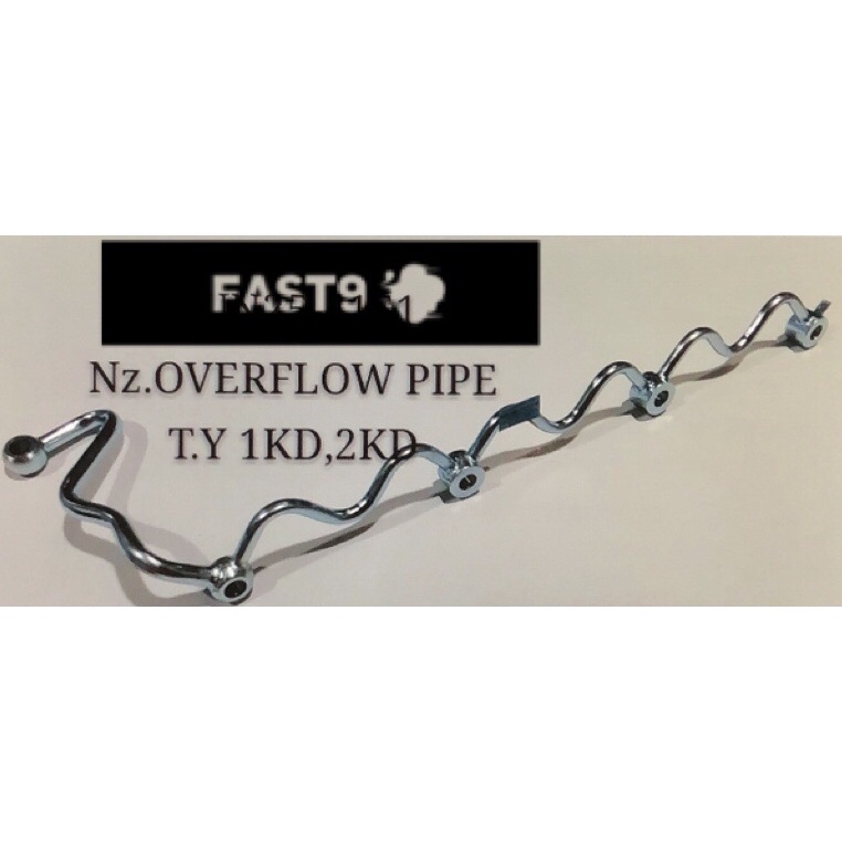 TOYOYA HILUX VIGO KUN25 KUN26 OVERFLOW NOZZLE PIPE / DIESEL INJECTOR PIPE / FUEL INJECTION PIPE