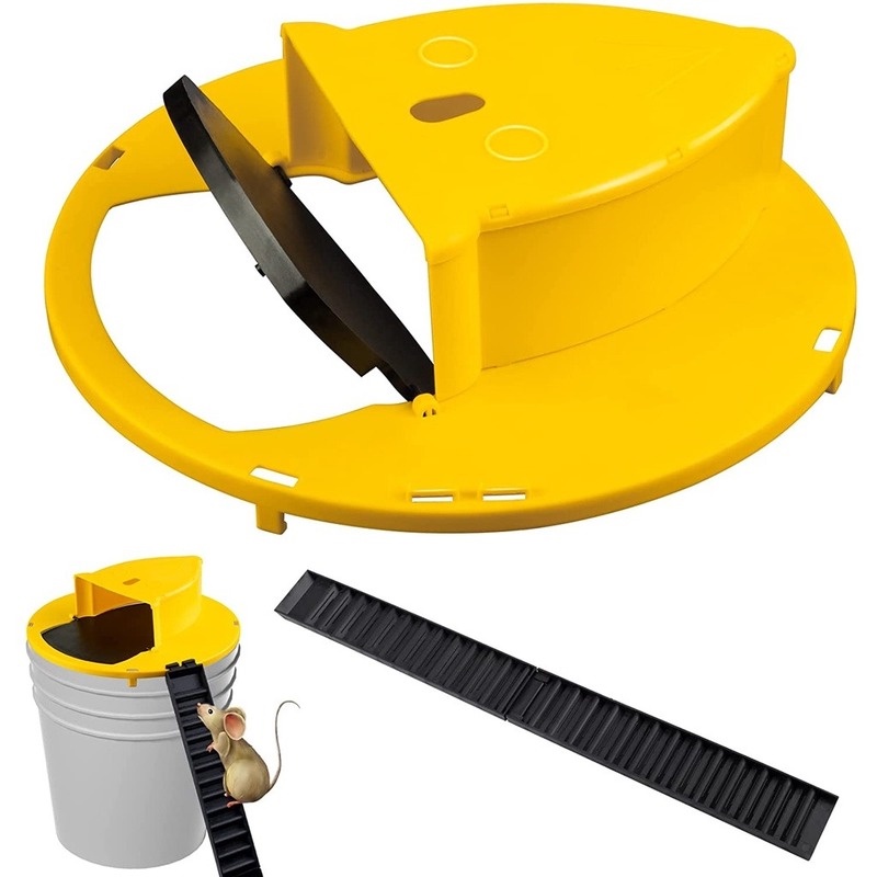 Sliding Bucket Lid Mouse trap Flip Sliding Mousetrap Bucket Fast and ...