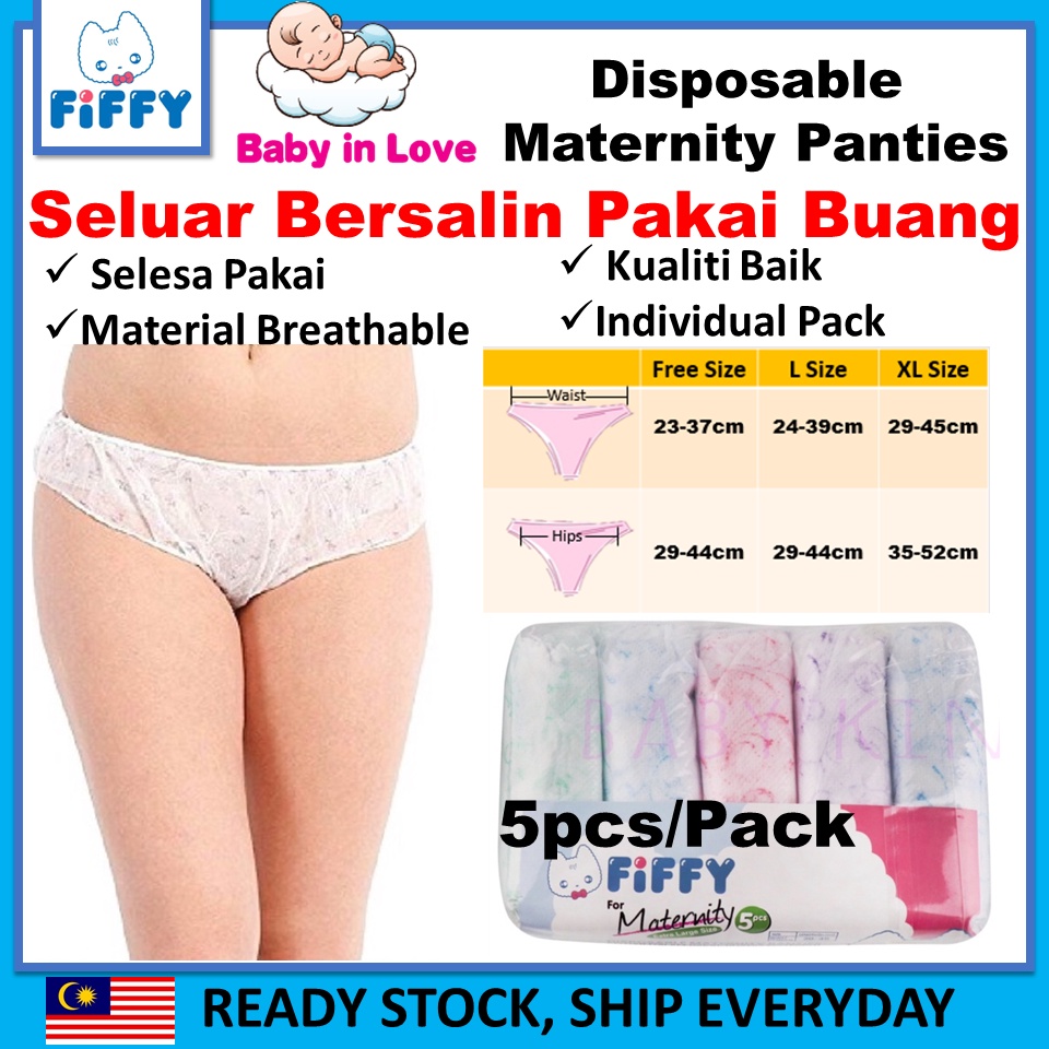 FIFFY DISPOSABLE MATERNITY PANTIES