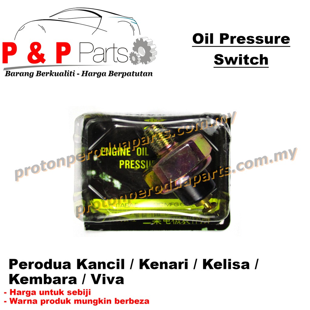 Oil Pressure Switch Suis Minyak Hitam For Perodua Kancil Kenari Kelisa