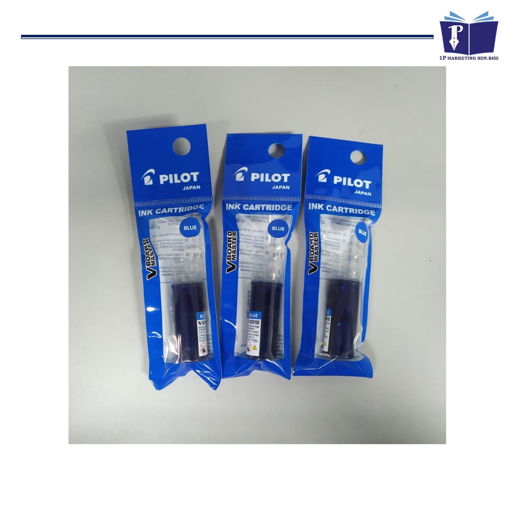 PILOT Pure Liquid Ink Cartridge For V-Board Master WBS-VBM (Black/Blue ...