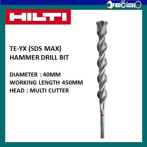 Hilti 1 best sale inch drill bit