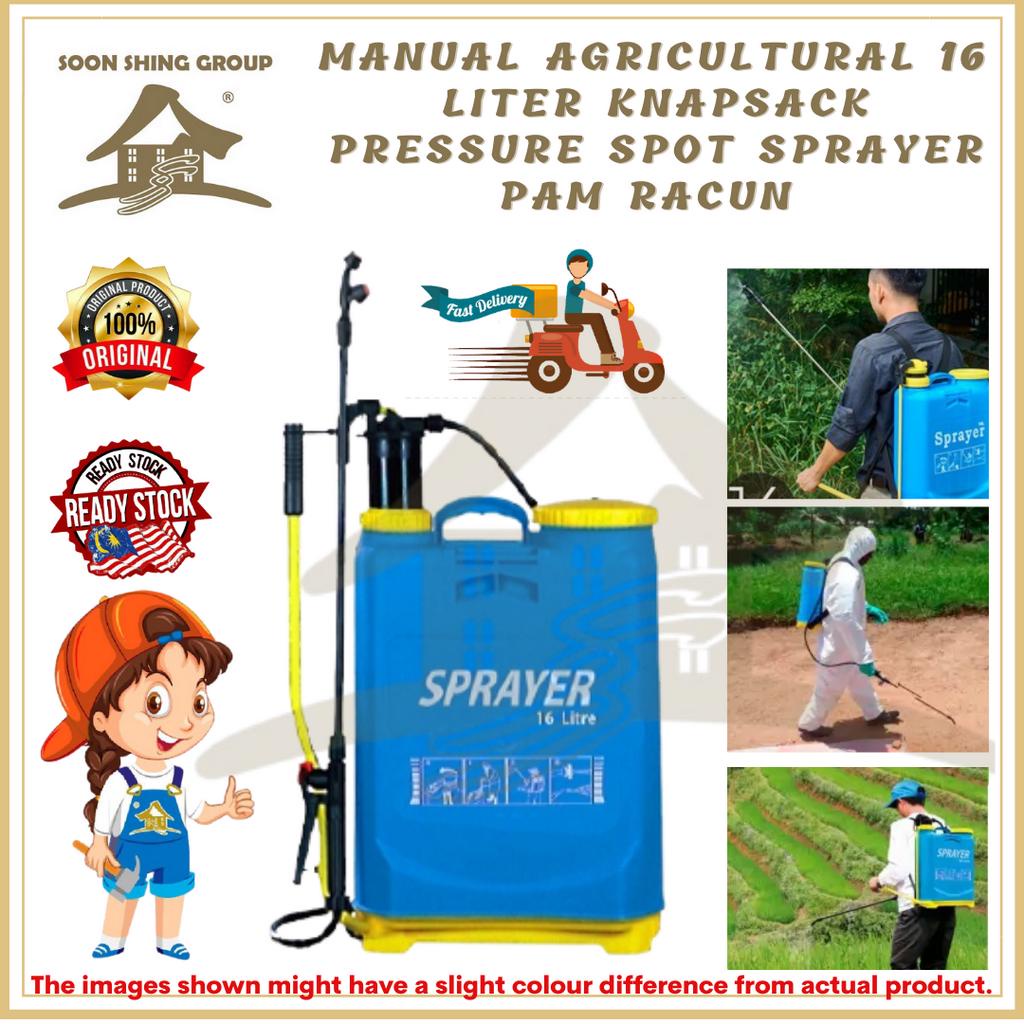 Manual Agricultural Knapsack Pressure Chemical Sprayer 16L Spot Sprayer ...