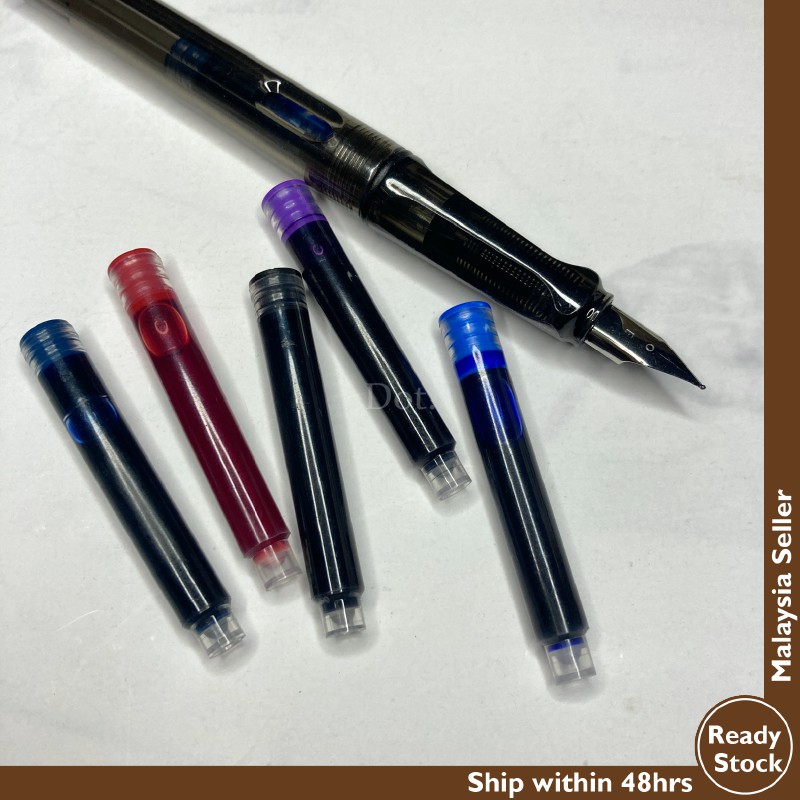 3.4mm Universal ink cartridge fountain pen refill color(3pcs) 钢笔彩色补充墨囊 ...