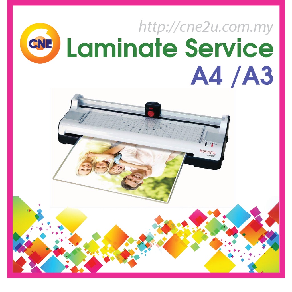 [AddOn Finishing] Laminate Services A4 & A3 Size (Thickness 100Micron