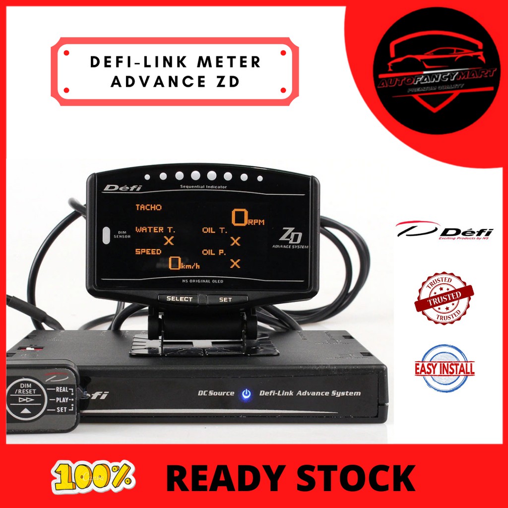 [ 10 IN 1 ] DEFI Advance ZD Link Meter Digital Auto Gauge Full Kit ...