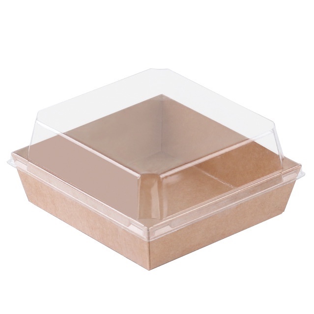 4 Inch Square Cake Paper Box With Design | Food Box | Packaging cake ...
