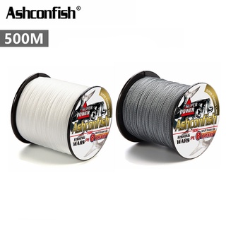 Ashconfish 500M 8 Strands Braided Fishing Line Spot Dyneema PE Line  Invisible