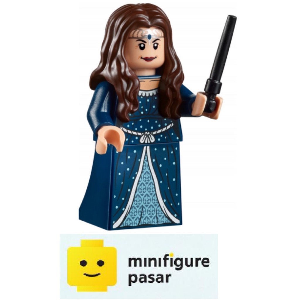 New Harry Potter LEGO Rowena Ravenclaw with Wand Witch Minifigure 71043  hp162