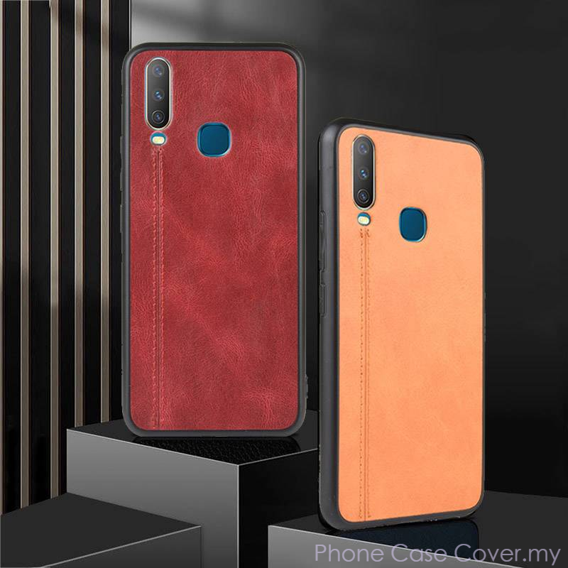 Vivo Y17 Y15 Y12 PU Leather Back Cover Phone Case Vivo Y17 Y12 Y15 2020