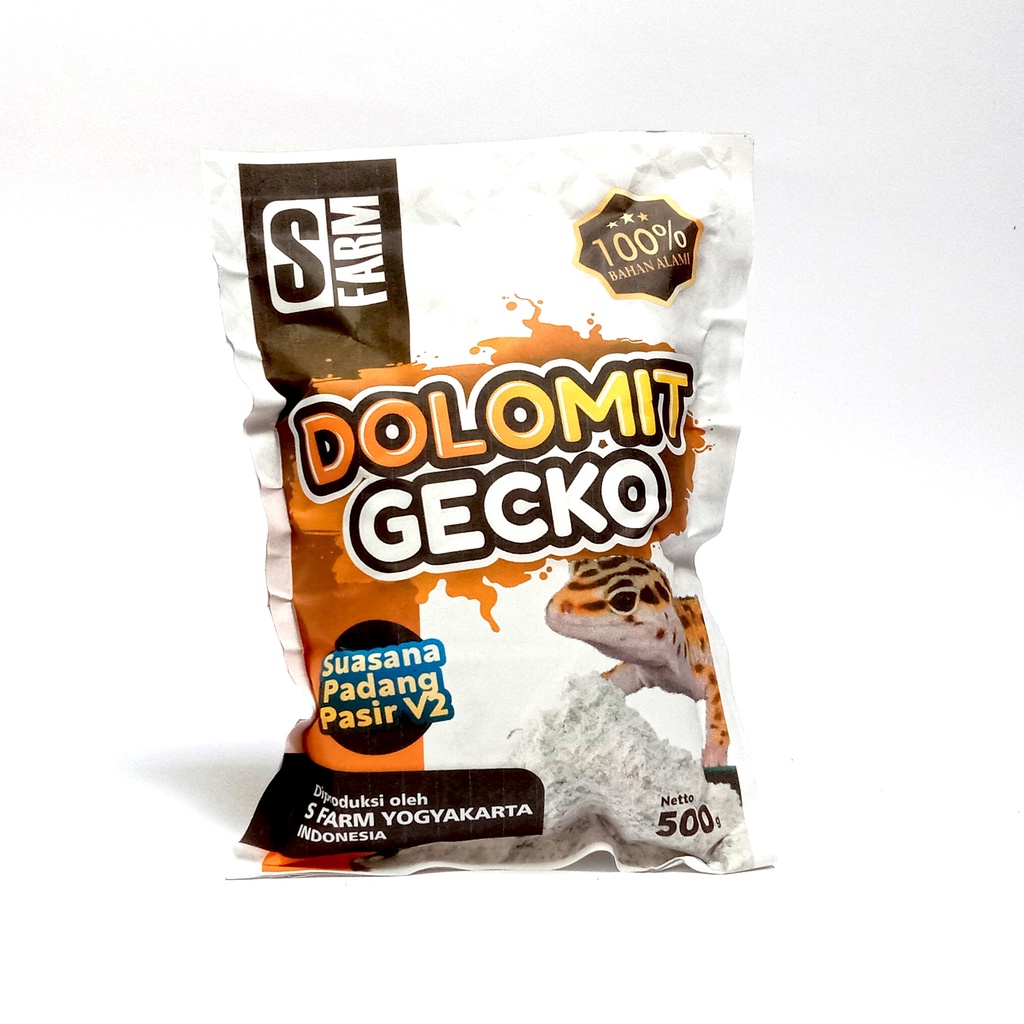 Dolomit Gecko Sand 100% Original Coarse Premium Contains The Best