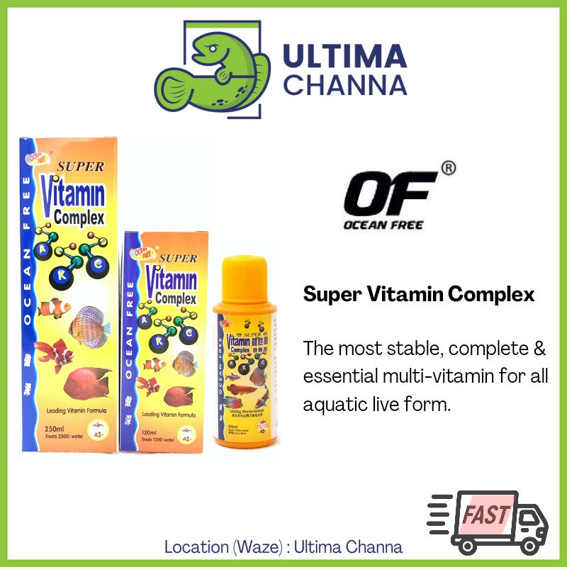 Ocean Free Super Vitamin Complex multivitamin trace elements for fish