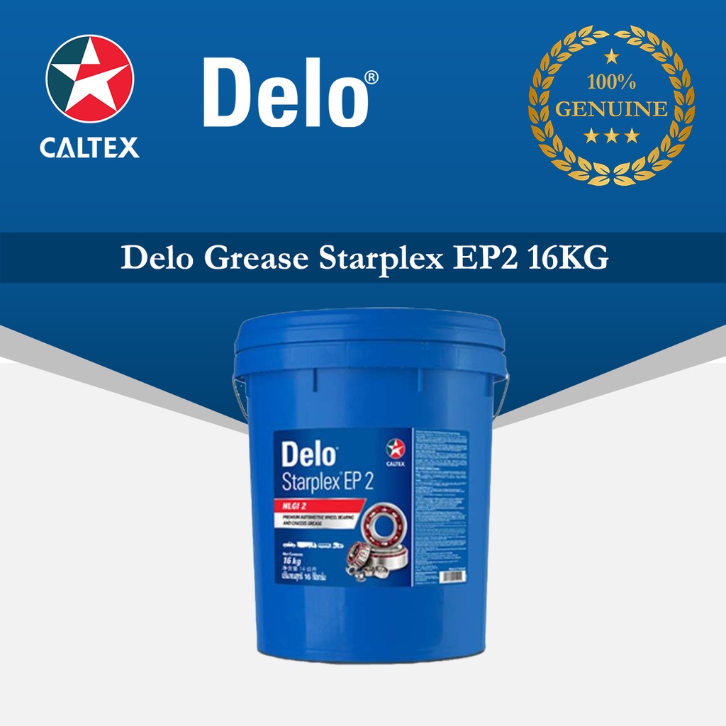 CALTEX Delo Starplex EP 2 Grease (16KG) Shopee Malaysia