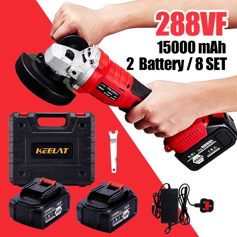 Dual-Use 288VF Cordless Angle Grinder Battery in Cordless