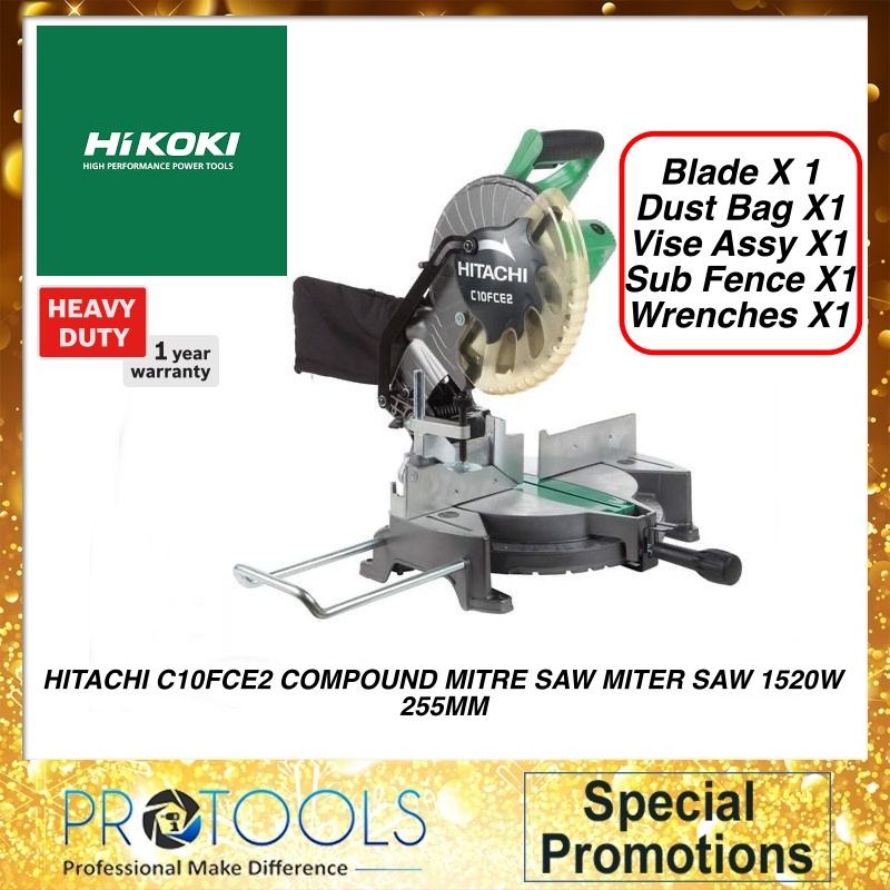 Hitachi 10 deals miter saw c10fce2