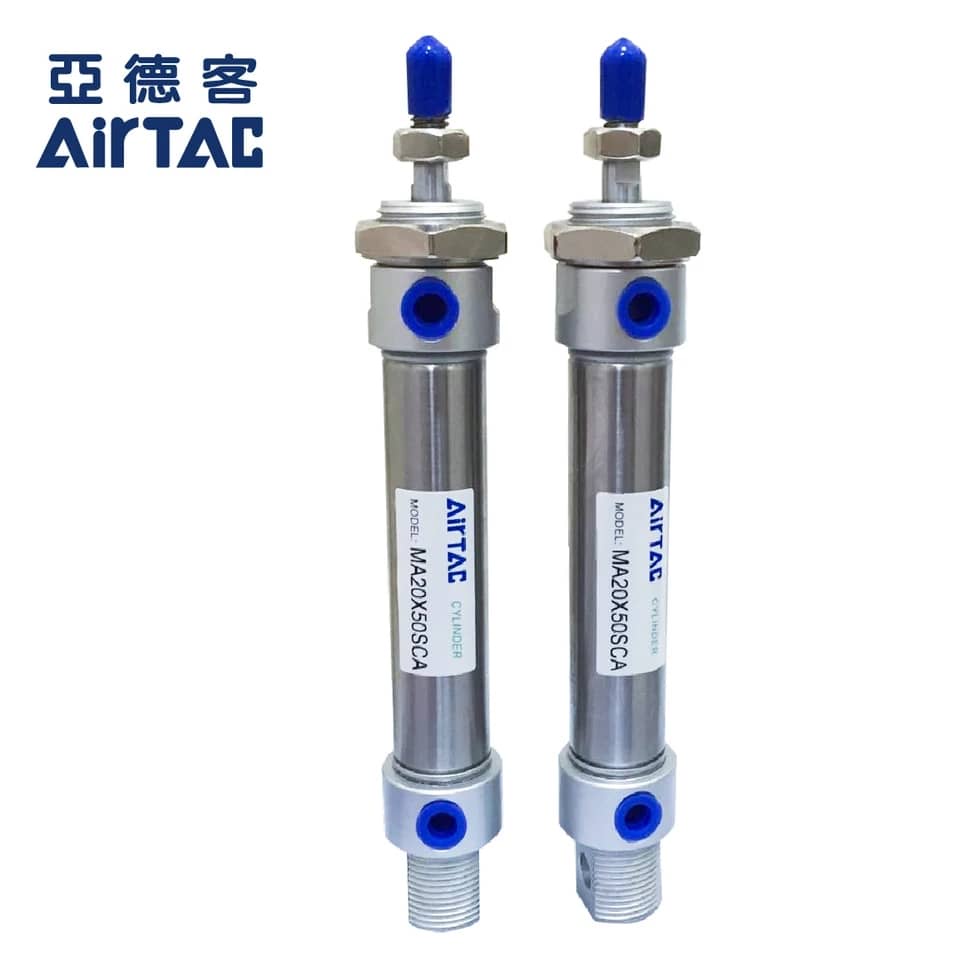 AIRTAC MA SERIES PNEUMATIC STAINLESS STEEL MINI AIR CYLINDER MA16 ...