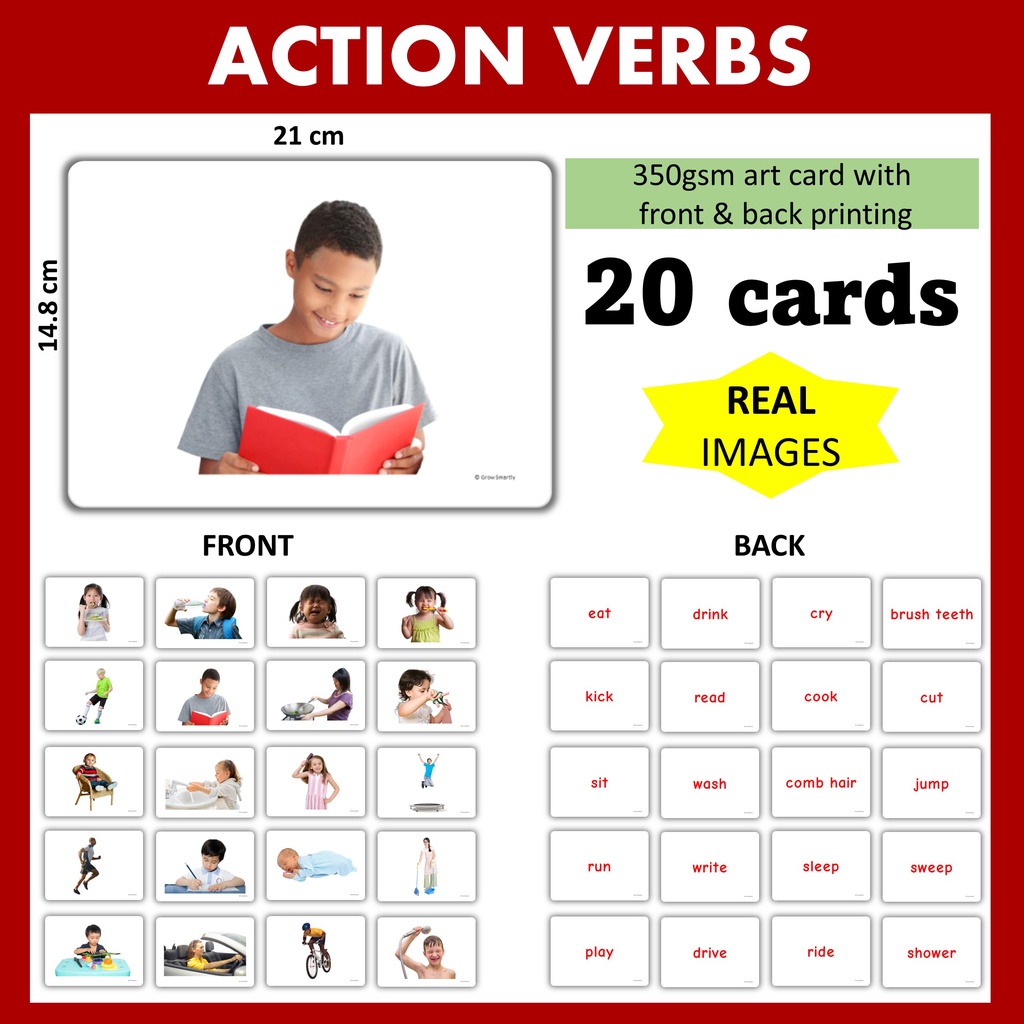 Early Learning Flash Card for Baby Big Flash Card for Kids Educational Cards Fruits Vegetables