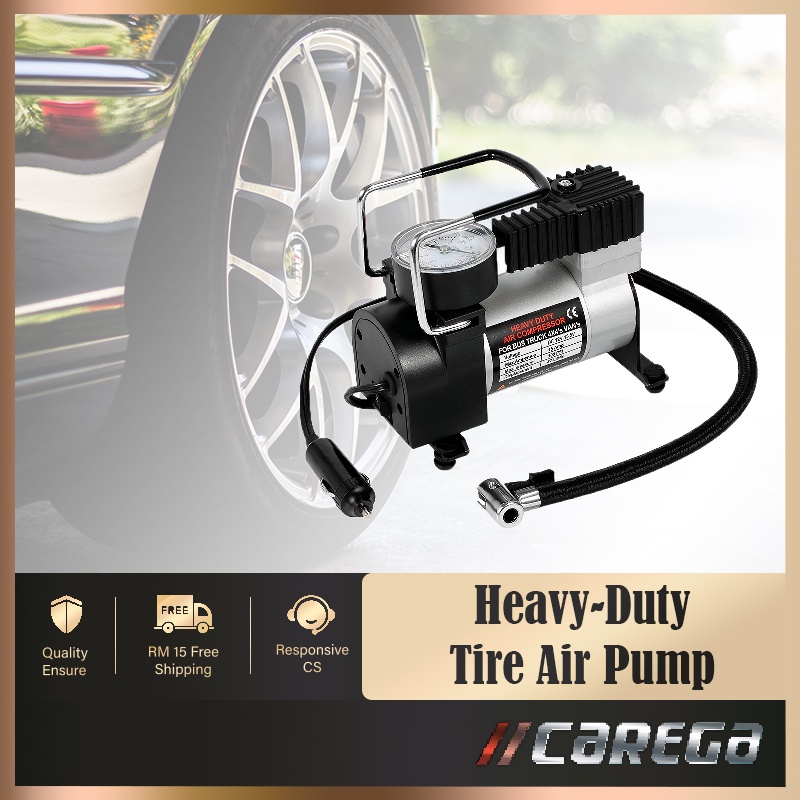 Heavy Duty 12V Portable Air Compressor 300psi Auto Tyre Pump Inflator ...