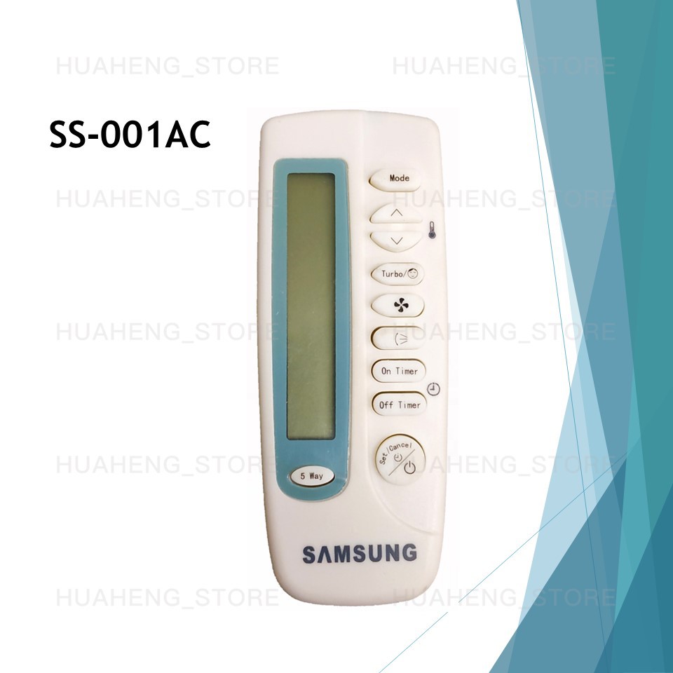 SAMSUNG AIRCOND REMOTE CONTROL (SS-001AC) (1000384) | Shopee Malaysia