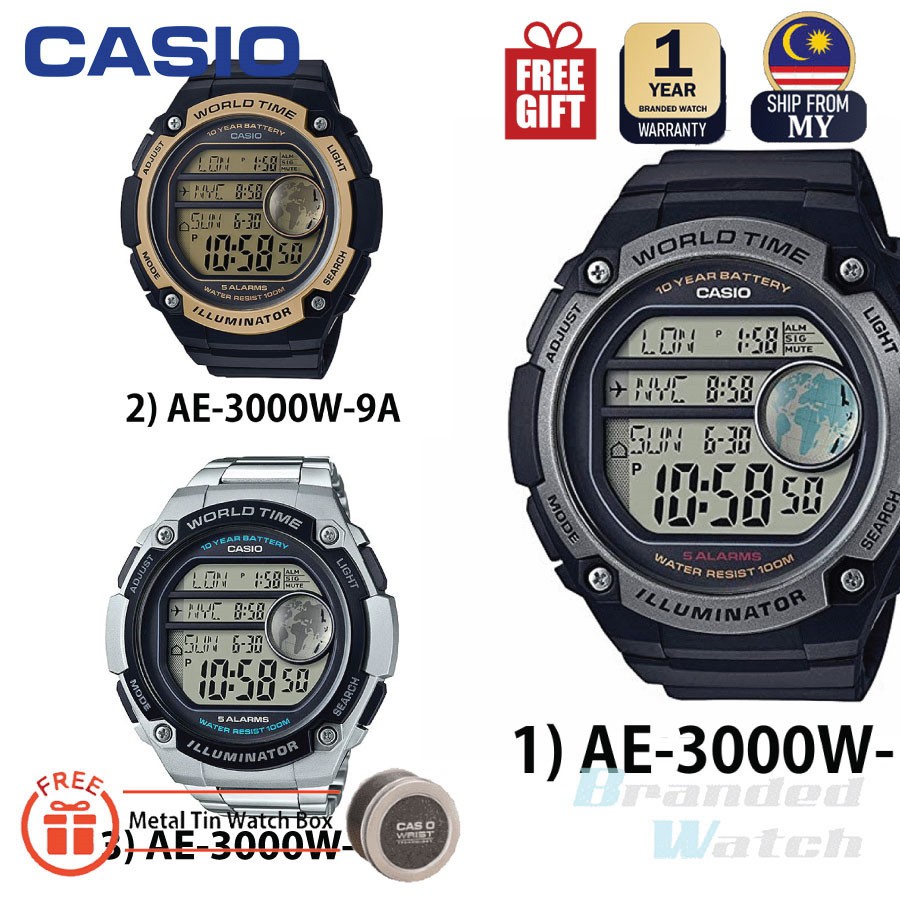 casio ae 3000w manual