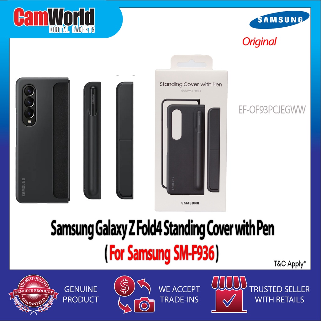 Samsung Galaxy Z Fold4 / Fold 4 Standing Cover with Pen (Samsung ...