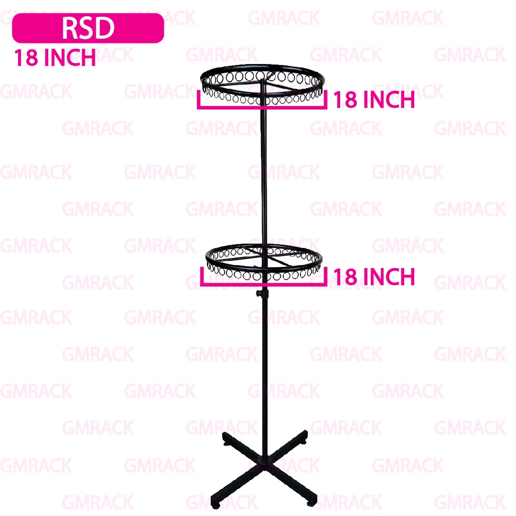 [GMRACK] ROUND STAND, SINGLE / DOUBLE MULTI-FUNCTION STAND WITH HOLES ...