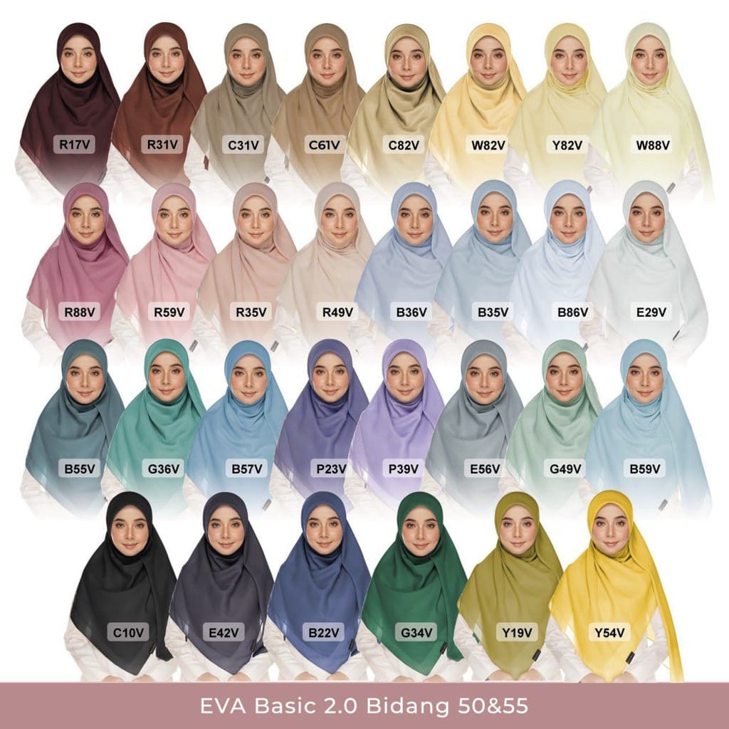 EVA Basic Bidang 50 (Premium Cotton Voile) | Shopee Malaysia