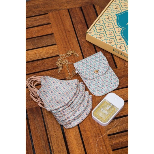 🔥3D Facemask Nunha Neelofa🔥 FREE Hand Sanitizer + Pouch Bag Shopee