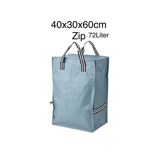 Original Beg Ikea Biru / Pluggland Backpack Dimpa Ikea Blue Bag