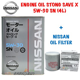 NISSAN Engine Oil Fully Synthetic Strong Save X 5W30 (SN) Made In