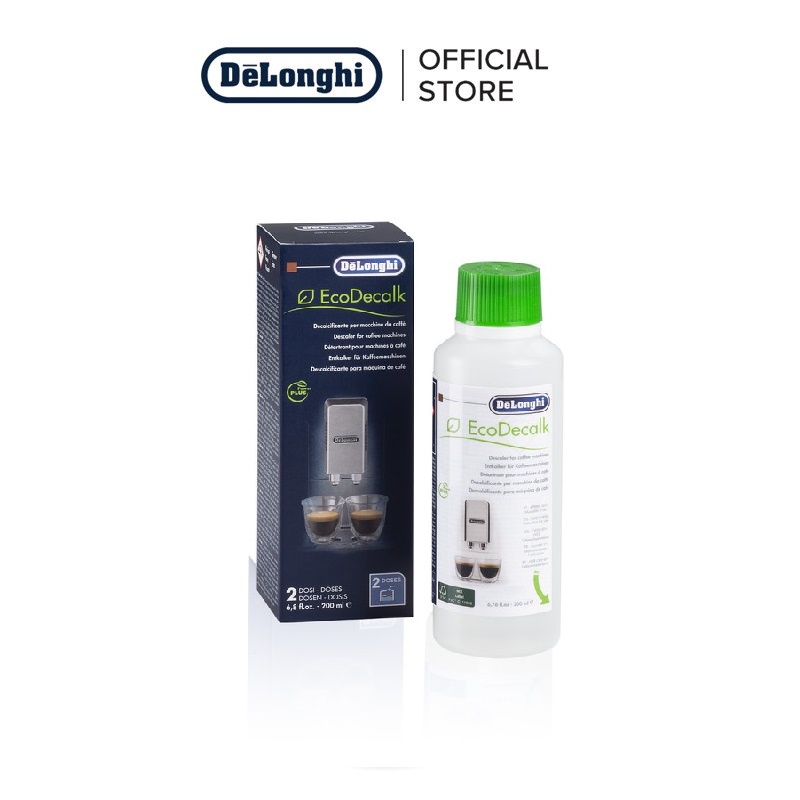 De'Longhi EcoDecalk Coffee Machine Descaler (200ml) DLSC202 Shopee