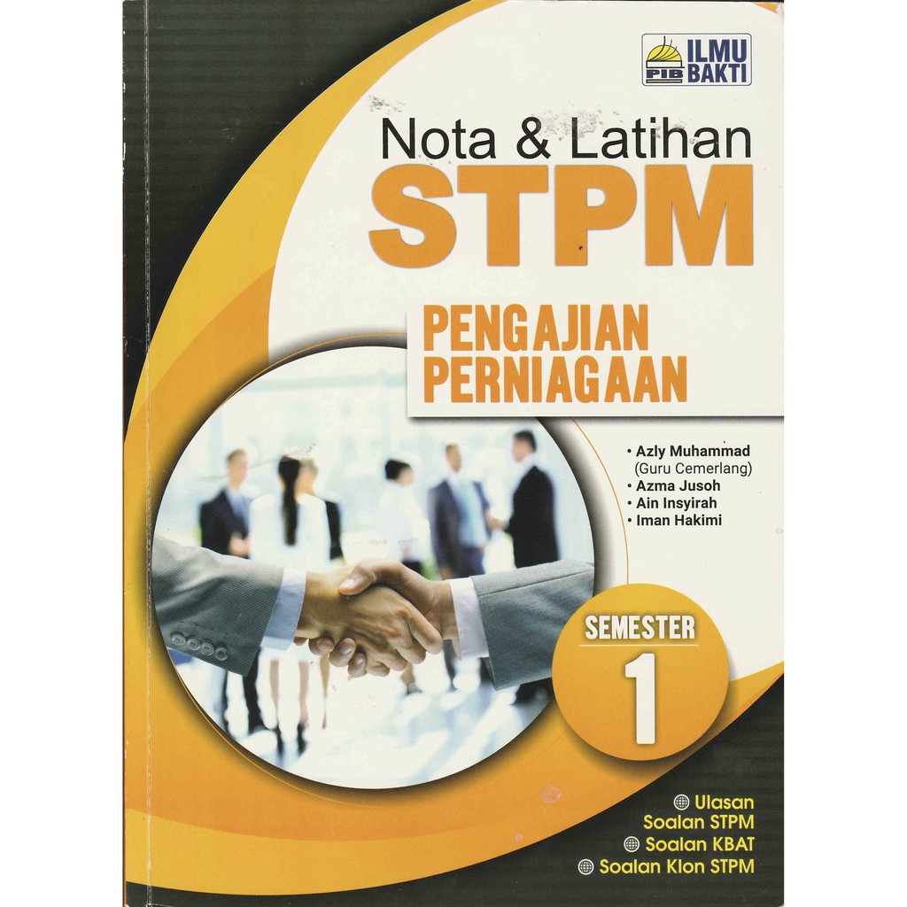 Nota & Latihan STPM Pengajian Perniagaan Semester 1 | Shopee Malaysia