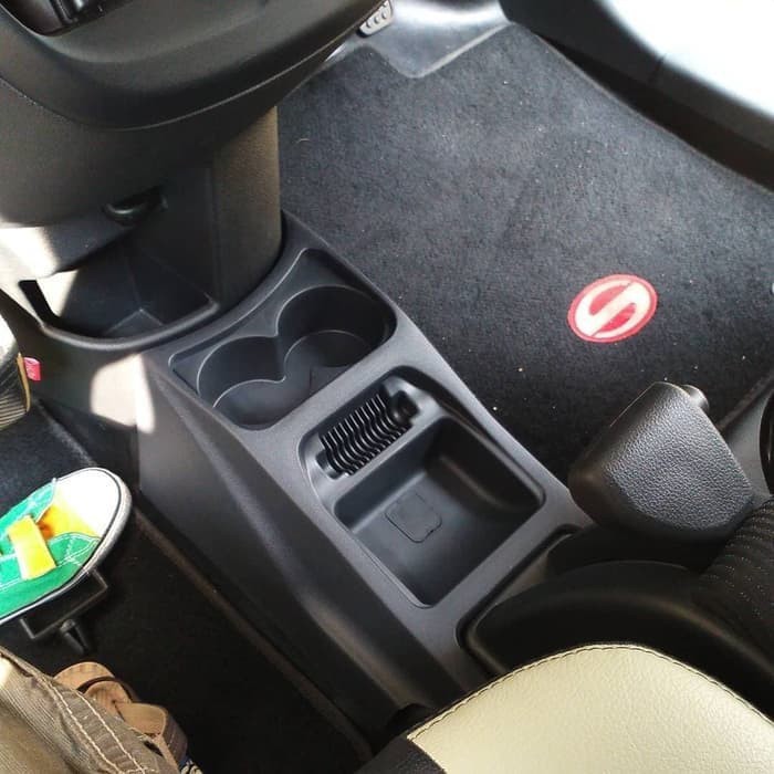 HITAM Console Box Sigra Black Consoalbox Middle Car Consul Box | Shopee ...