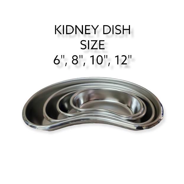 (MDA Approved) KIDNEY DISH MEDICAL GRADE AUTOCLAVABLE Size 6",8",10",12