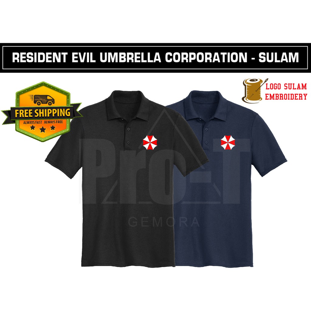 umbrella corporation polo shirt