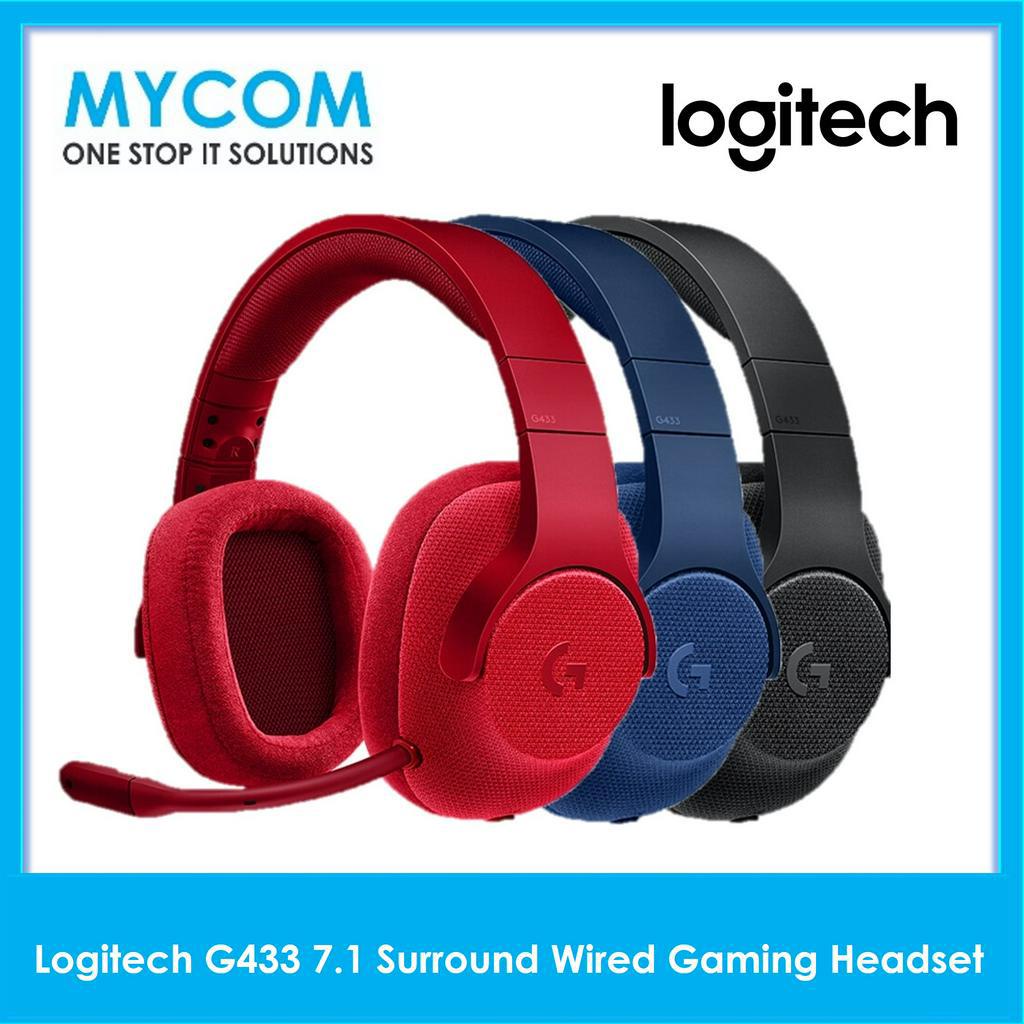 Logitech G433 7.1 Surround Wired Gaming Headset | Shopee Malaysia
