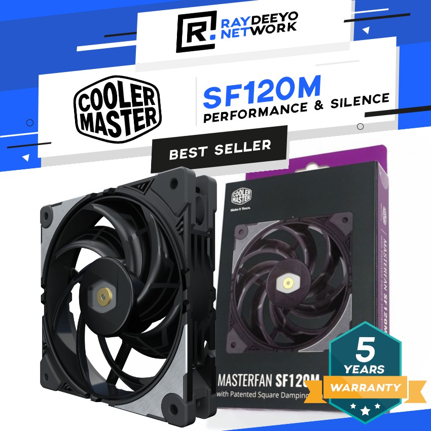 Cooler Master MasterFan SF120M Case Fan [Silence Performance Fan ...