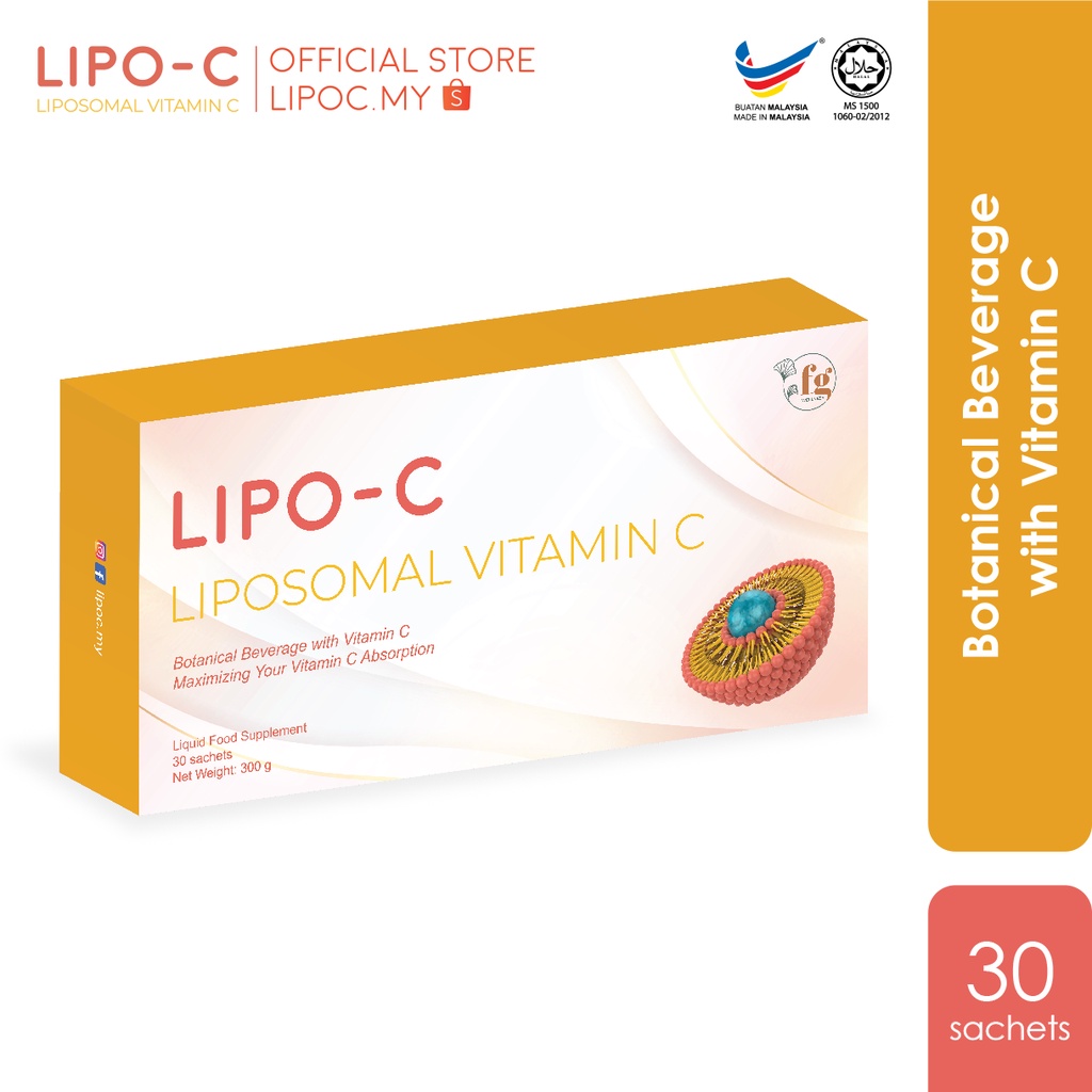 LipoC Liposomal Vitamin C 1000 mg (Made in Malaysia) Shopee Malaysia