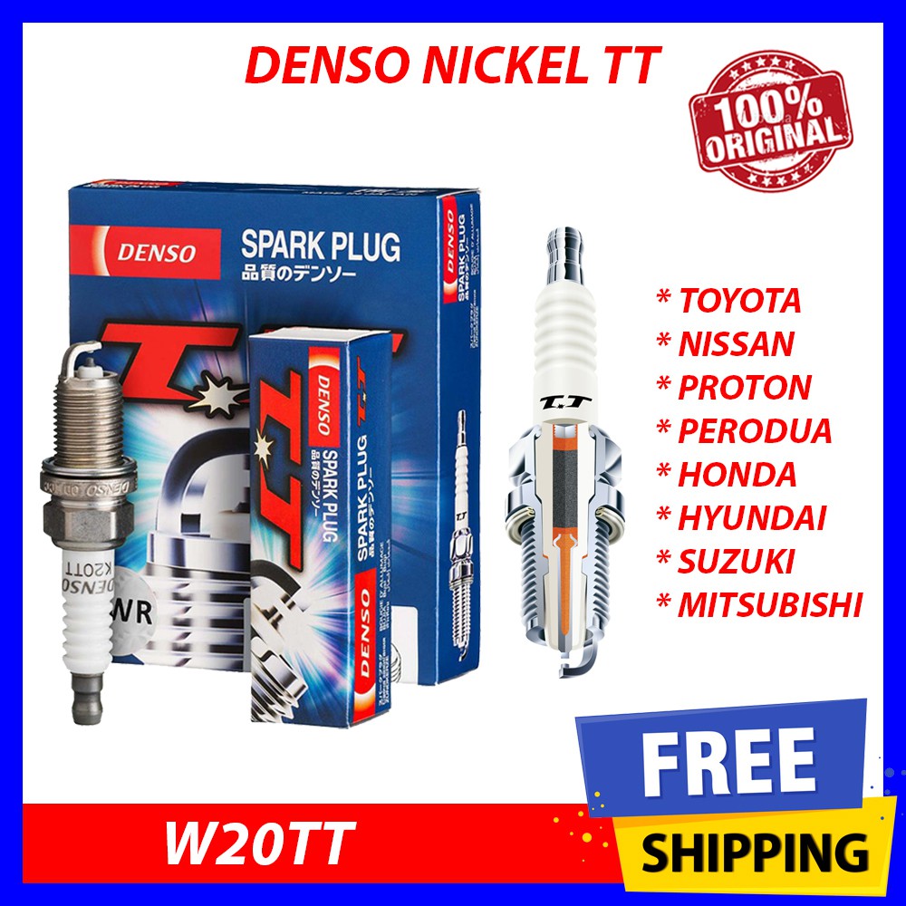 DENSO TT SPARK PLUG W20TT 4602 (4PCS) Shopee Malaysia