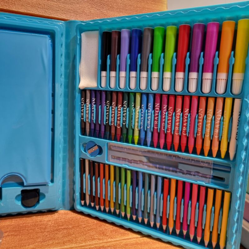 Colored Pencil Set 208pc/Crayon Set/Coloring Color Pencil